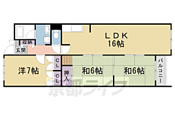 グランドパレスもと庄屋 3LDKの間取図画像