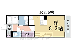 アンジュ西京極 3階/302