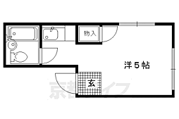 メゾンワイズ ワンルームの間取図画像