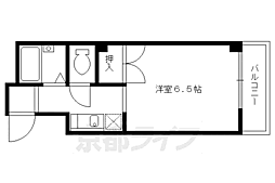 パストラルエデンワン 1Kの間取図画像