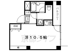 トーヨービル ワンルームの間取図画像
