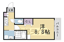 ネクストライフ大宮東小野堀町 1Kの間取図画像