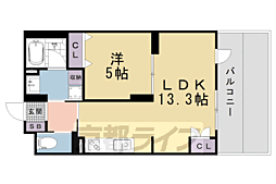 INSIGHT REPOS YANASHINA SHIN-JUJO 1LDKの間取図画像