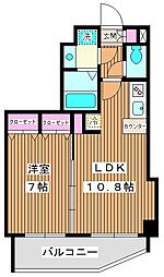 ソレーユ　イースト　ウイング 3階1LDKの間取り