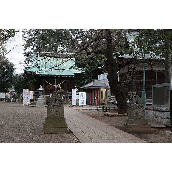 画像24:「まで0m」篠原八幡神社