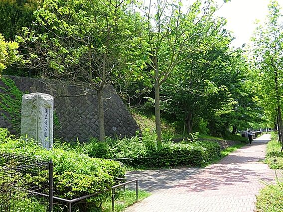 蓮生寺公園まで...