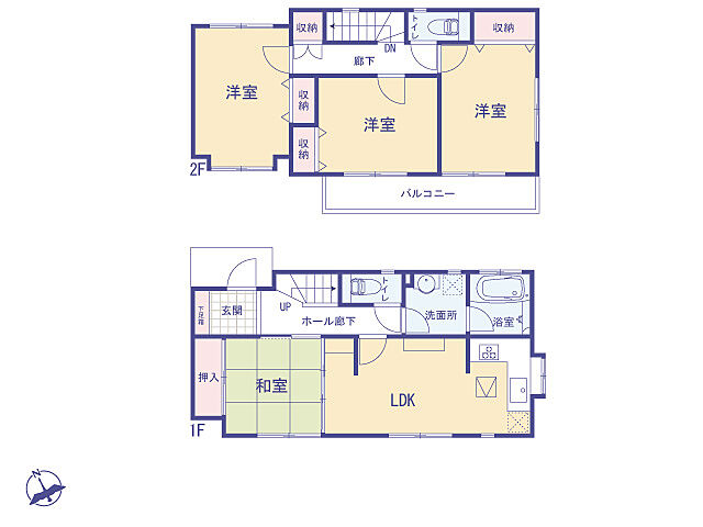 間取り 三鷹市中原3丁目