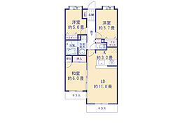 間取図画像 3LDK