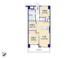 間取図画像 2SLDK