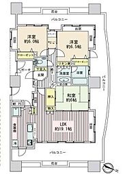 間取図画像 3LDK