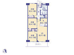間取図画像 3LDK