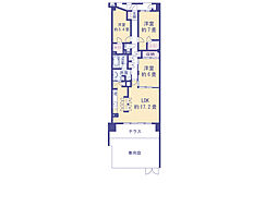 間取図画像 3LDK