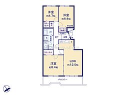 間取図画像 3LDK