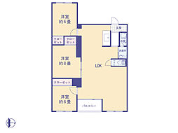 間取図画像 3LDK