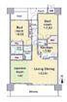 タウンズ八王子Fイーストウイング 3LDKの間取図画像