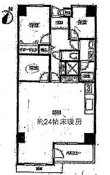 ライオンズプラザ西八王子 3LDKの間取図画像