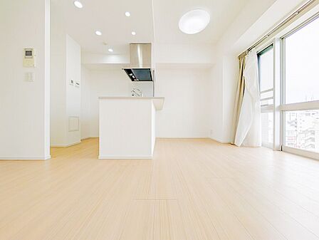スタイリッシュなダウンライトがお部屋上品に演出します。夜は昼とは違う落ち着いた雰囲気を楽しめます。