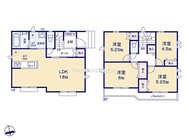 間取りを拡大表示