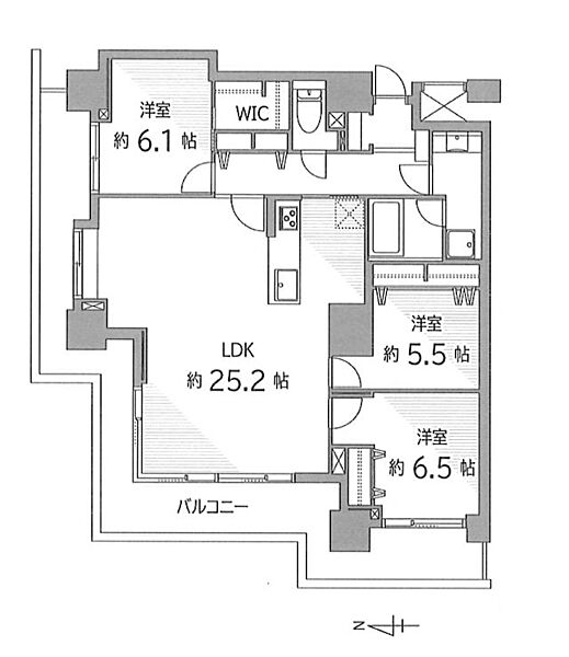 間取りを拡大表示