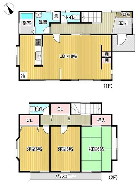 間取りを拡大表示