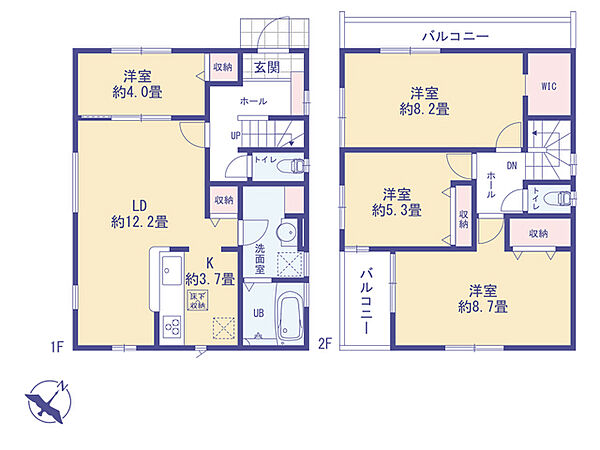 間取りを拡大表示