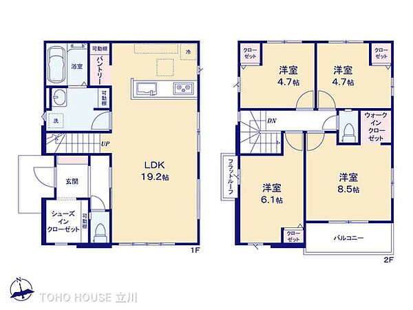 間取りを拡大表示