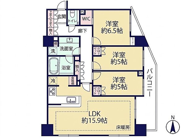 間取りを拡大表示