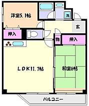 ハウゼ・ケイ魚崎  ｜ 兵庫県神戸市東灘区魚崎中町４丁目（賃貸マンション2LDK・4階・59.56㎡） その2