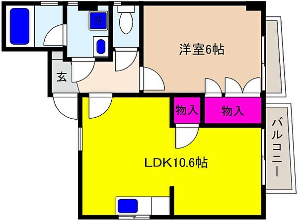 兵庫県神戸市東灘区深江本町２丁目(賃貸マンション1DK・3階・37.82㎡)の写真 その1