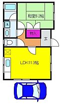 兵庫県神戸市東灘区魚崎北町６丁目8-20（賃貸アパート1LDK・1階・40.57㎡） その2