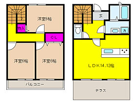 Marvelous西岡本  ｜ 兵庫県神戸市東灘区西岡本４丁目（賃貸テラスハウス3LDK・2階・78.66㎡） その2