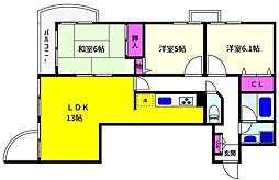 プラザ森北 2階/-
