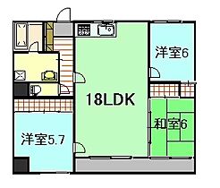 段原タカキビル  ｜ 広島県広島市南区段原南２丁目（賃貸マンション3LDK・5階・80.48㎡） その2