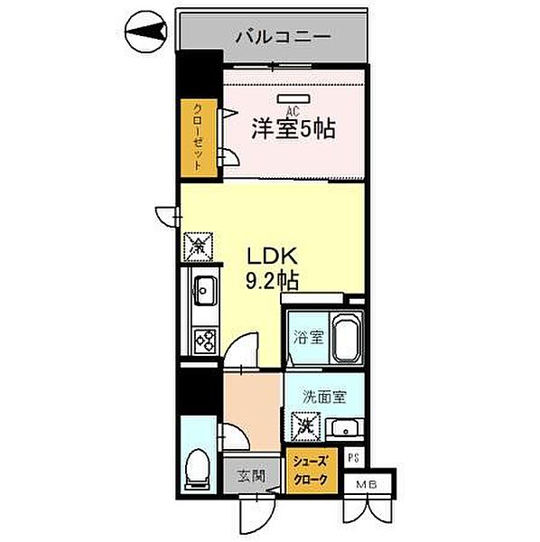 （仮）西宮北口 深津町プロジェクト ｜兵庫県西宮市深津町(賃貸マンション1LDK・2階・39.63㎡)の写真 その2