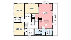 ルクリア　B棟  ｜ 兵庫県西宮市荒木町21-25（賃貸アパート3LDK・3階・82.96㎡） その2