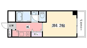 アンボワ－ズ武庫川レディース  ｜ 兵庫県西宮市笠屋町（賃貸マンション1K・3階・21.02㎡） その2