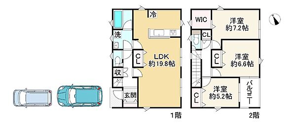 間取りを拡大表示