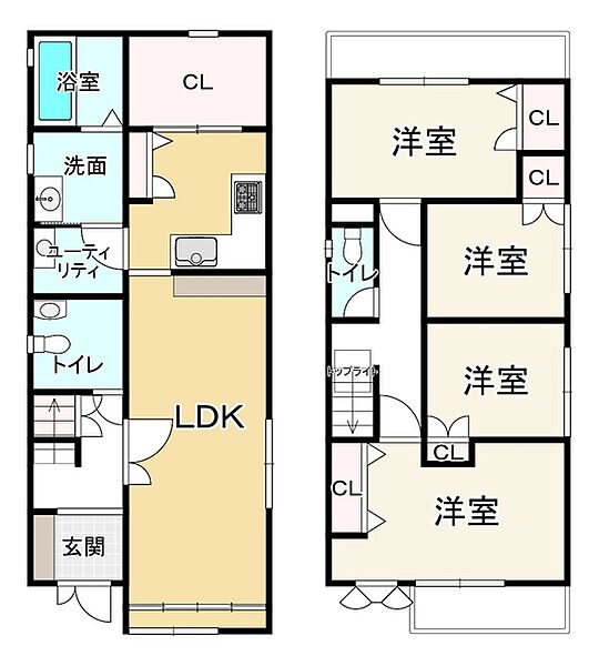 間取りを拡大表示