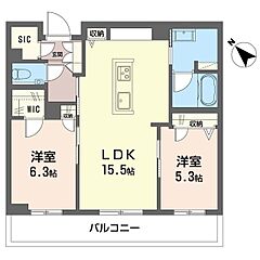 物件の間取り