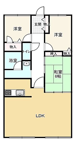 間取りを拡大表示