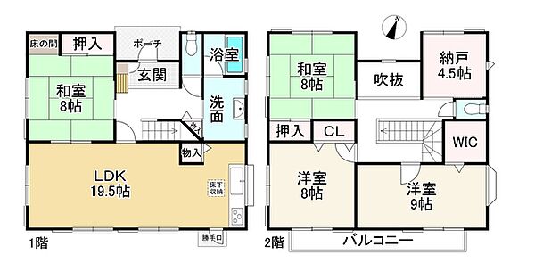 間取りを拡大表示
