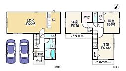 JR東海道・山陽本線 加古川駅 バス19分 友沢北下車 徒歩1分 3LDKの間取り
