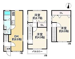 阪神本線 西灘駅 徒歩4分
