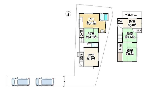 間取りを拡大表示