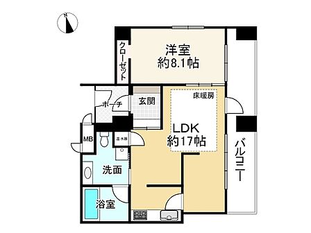 北側の洋室から姫路城が望めます！