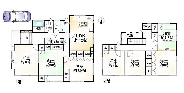 間取り 京都市山科区御陵封ジ山町