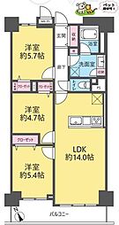 間取図画像 3LDK