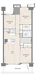 ディアステージ西船橋 3LDKの間取図画像
