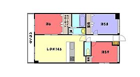 コンフォート下鴨 101 ｜ 京都府京都市左京区下鴨宮崎町128-26（賃貸アパート3LDK・1階・70.21㎡） その2