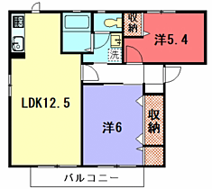 センプレヴェルデ B205 ｜ 京都府京都市左京区田中上古川町37（賃貸アパート2LDK・2階・53.60㎡） その2